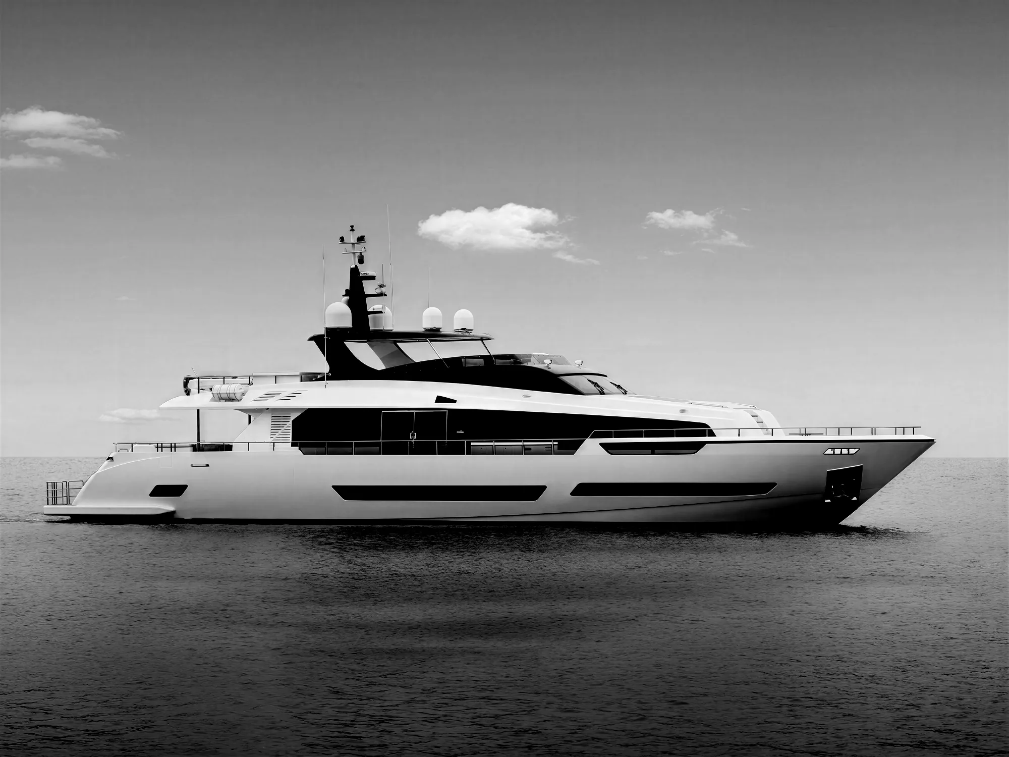 A HeySea yacht at sea