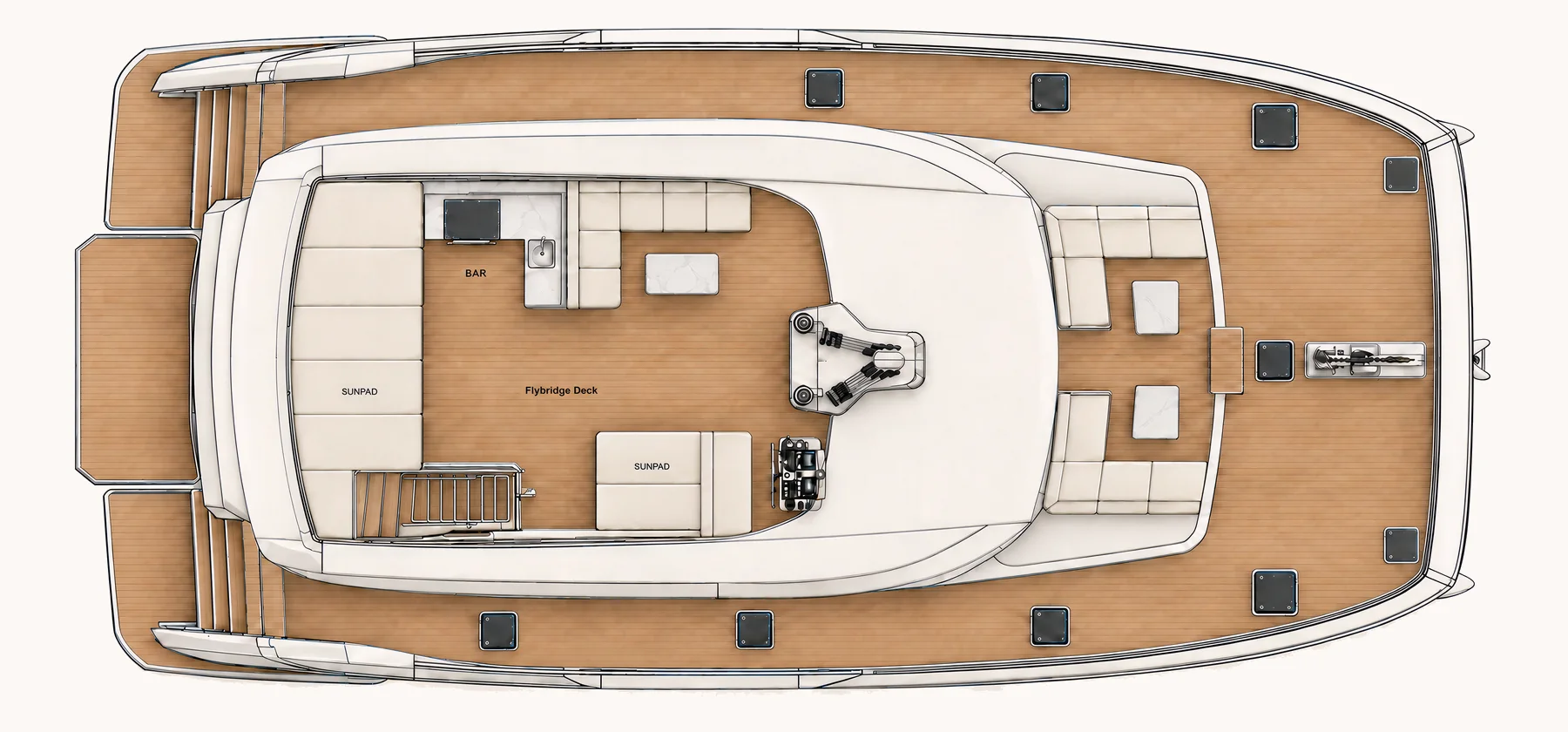 sv70 flybridge deck plan